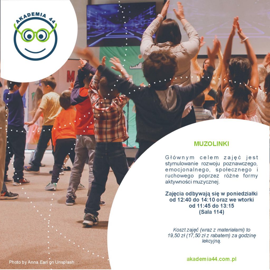 grafika informująca o zajęciach muzolinki