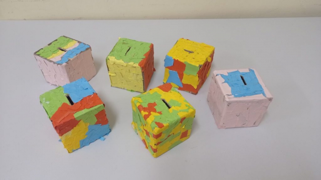 zdjęcie - mały inżynier - eko-skarbonka