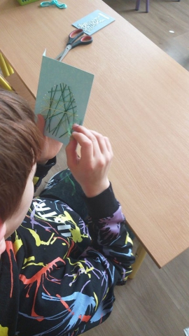 zdjęcie z warsztatów z igłą za pan brat