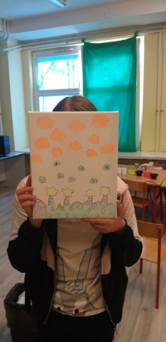 zdjęcie z warsztatów malarskich