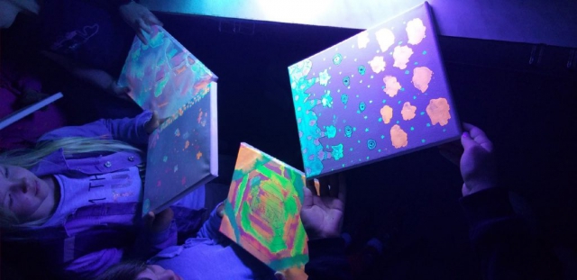 zdjęcie z warsztatów malarskich