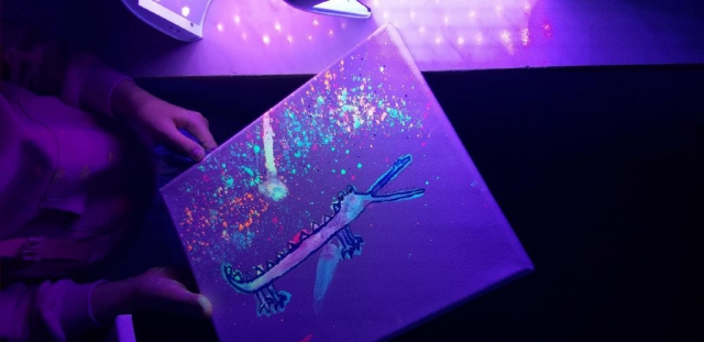 zdjęcie z warsztatów malarskich