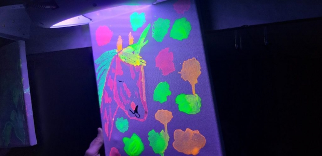 zdjęcie z warsztatów malarskich