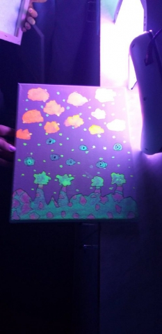 zdjęcie z warsztatów malarskich