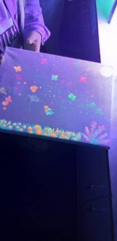 zdjęcie z warsztatów malarskich