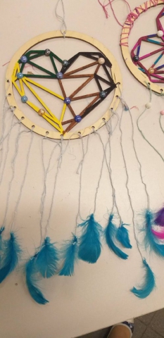 zdjęcie z warsztatów - łapacze snów