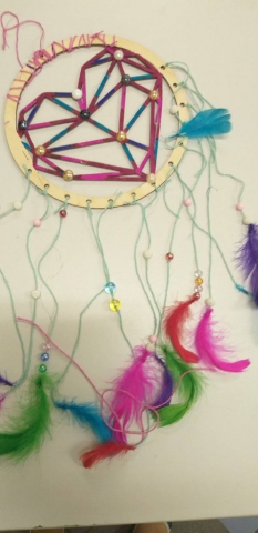 zdjęcie z warsztatów - łapacze snów