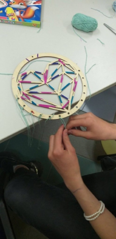 zdjęcie z warsztatów - łapacze snów