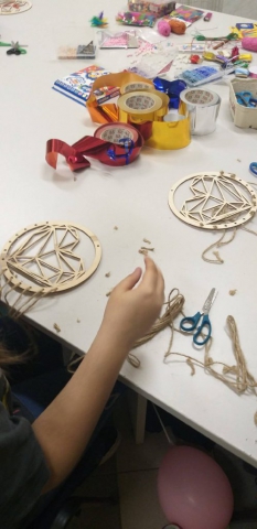 zdjęcie z warsztatów - łapacze snów