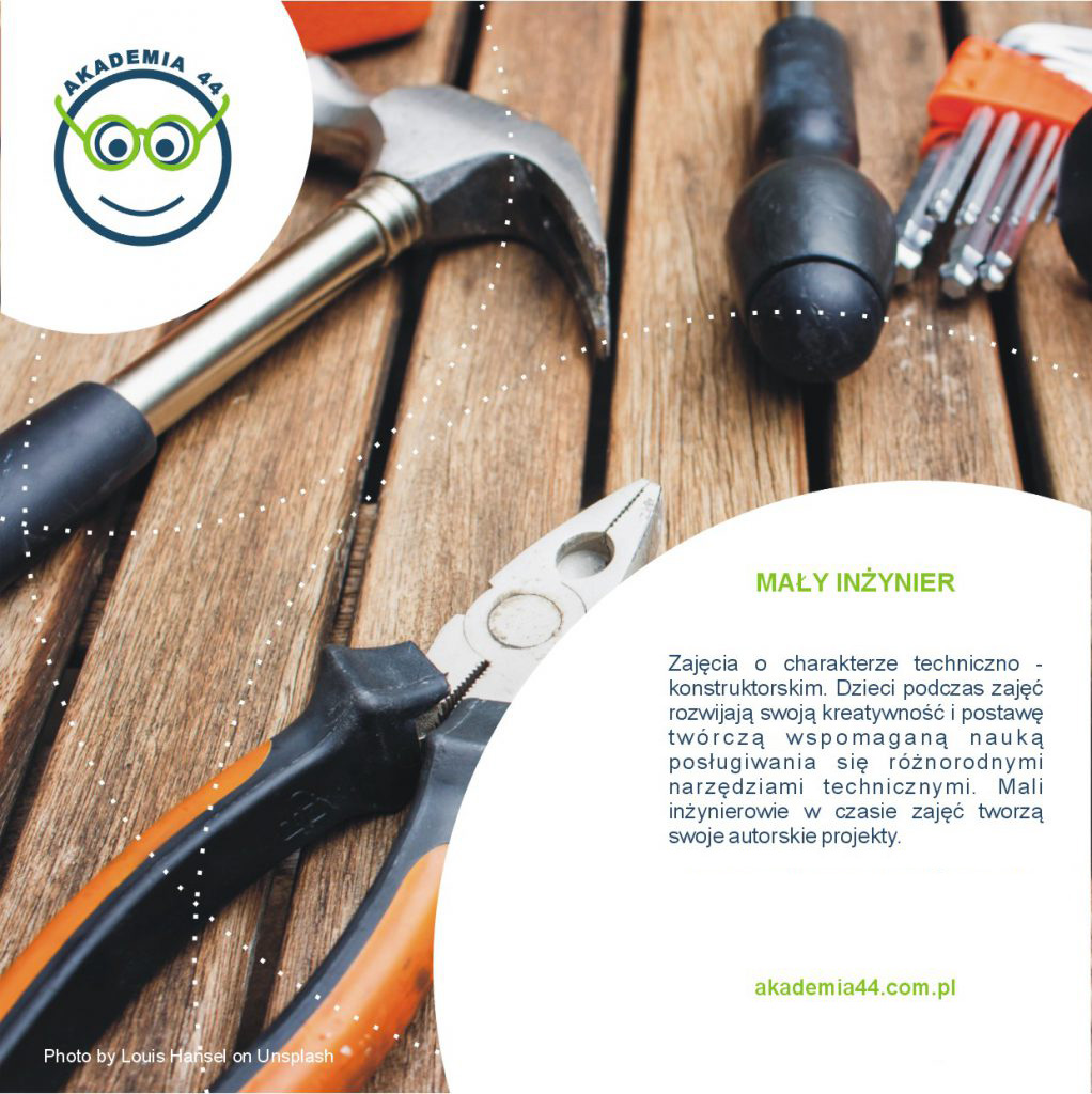 Grafika związana z zajęciami Mały inżynier