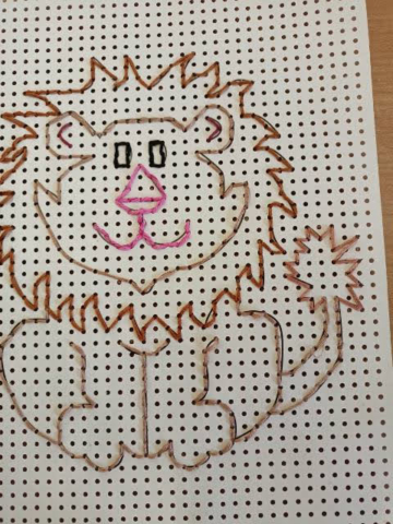 prace, igłą i nitką