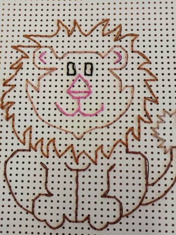 prace, igłą i nitką