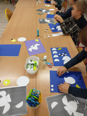 zajęcia origami, sowa