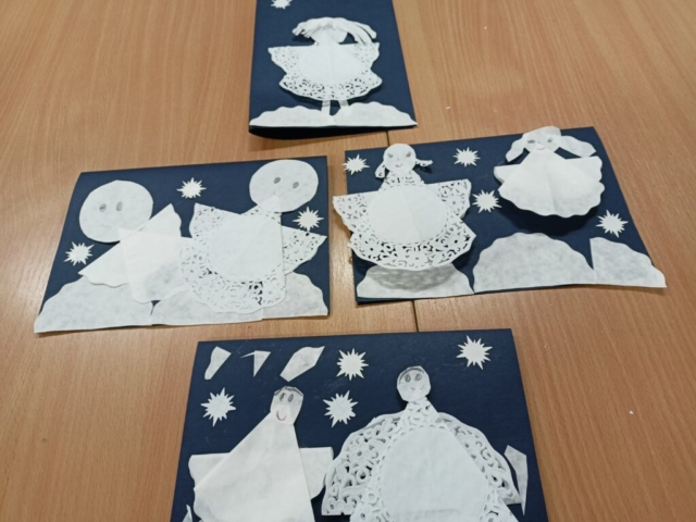 origami prace świąteczne