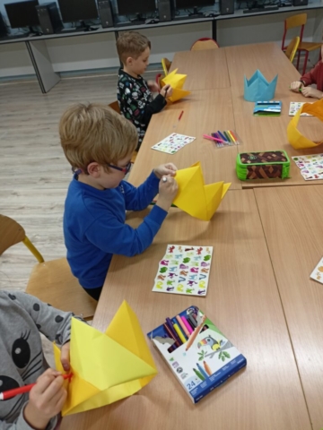 origami prace świąteczne