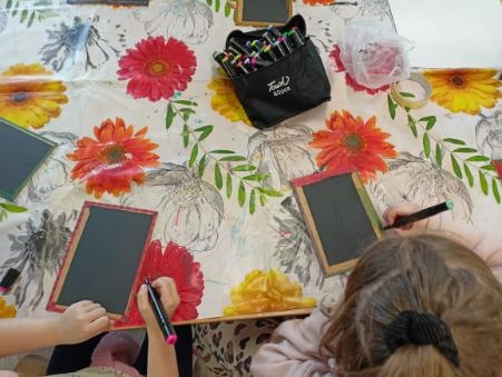 kreatywne popołudnia, tablice do rysowania