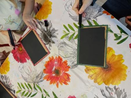 kreatywne popołudnia, tablice do rysowania