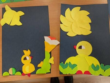 wielkanocne prace origami i kirigami