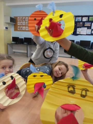 kreatywne popołudnia, zabawa, głodny kurczak