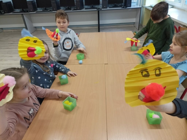 kreatywne popołudnia, zabawa, głodny kurczak