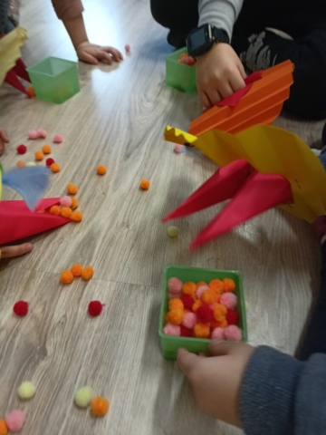 kreatywne popołudnia, zabawa, głodny kurczak