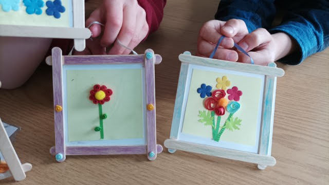 praca w technice quilling