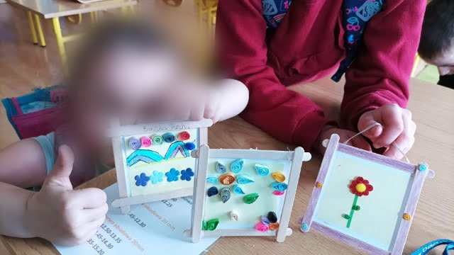 praca w technice quilling