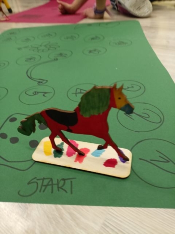 Kreatywne popołudnia, gra, super pionki - konie