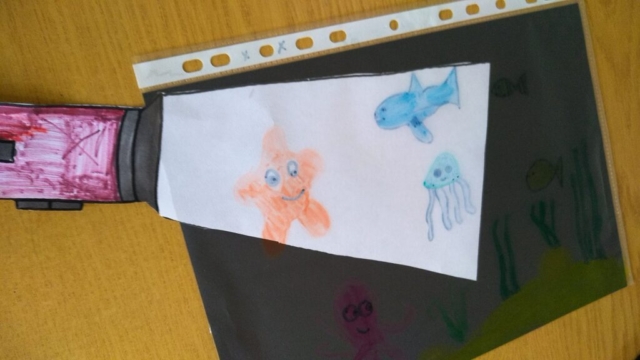 prace plastyczne. podwodny świat